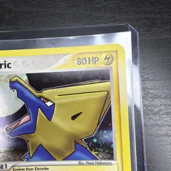 Pokemon TCG Manectric 8/100 Crystal Guardians EX Holo Galaxy Swirl Card 🍭💫🍥 - Image 5