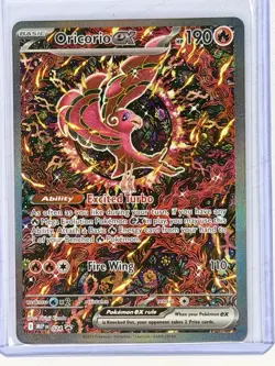 Oricorio ex 024 Phantasmal Flames Black Star Promo Full Art Pokemon TCG MT 🐦‍🔥 - Image 1