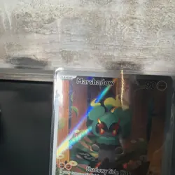 Marshadow 146/132 - Pokemon Mega Evolution Illustration Rare IR Full Art Holo NM - Image 2