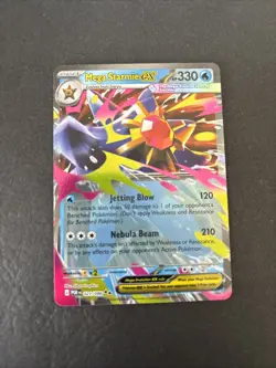 Mega Starmie ex 021/088 ME03 Perfect Order Holo Double Rare Pokemon NM-MT - Image 1