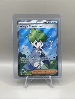 Pokemon TCG Mega Evolution Wally’s Compassion Trainer #176/132 Full Art NM - Image 1