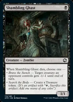 MTG Shambling Ghast [Dungeons & Dragons: Adventures in the Forgotten Rea - Image 1