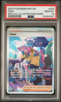 IONO Paldean Fates Special Illustration Rare #237 PSA 10 Pokemon [Nostalgium] - Image 1