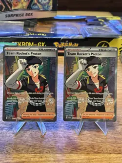Pokemon Team Rocket's Proton Full Art Ultra Rare SV10 Destined Rivals 227/182 NM - Image 1