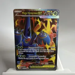 Pokemon TCG Mega Heracross Ex Phantasmal Flames Full Art 108/094 - Image 2