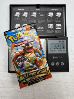 HEAVY 22.37g Pokemon TCG Mega Evolution Booster Pack SEALED - Image 1