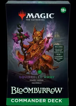 Magic the Gathering Bloomburrow Commander Deck Squirreled Away MTG - Image 1