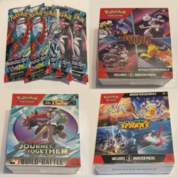 Pokemon Sealed Lot Destined Rivals Surging Sparks Paradox Rift Journey Together - Image 1