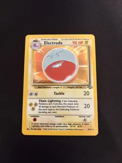 Pokemon TCG Electrode Jungle 2/64 Holo Unlimited Holo Rare - Image 1