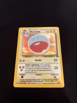Pokemon TCG Electrode Jungle 2/64 Holo Unlimited Holo Rare - Image 3