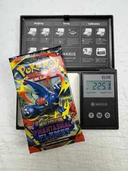 VERY HEAVY 22.51g Pokemon TCG Phantasmal Flames Booster Pack Factory Sealed - Image 1