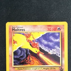 Moltres Promo #21 Pokemon the Movie 2000 Black Star Promo - Image 3