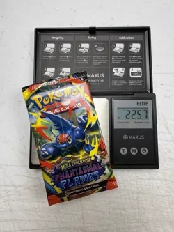 SUPER HEAVY 22.57g Pokemon TCG Phantasmal Flames Booster Pack Factory Sealed - Image 1