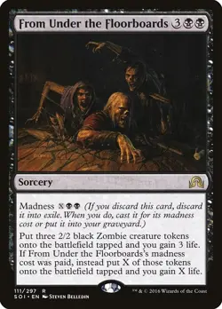 From Under the Floorboards - Shadows over Innistrad | MTG Card - Image 1