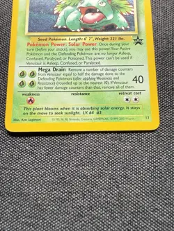 Venusaur WOTC Black Star Promo 13 Pokemon TCG 2000 Vintage Holo - Image 3