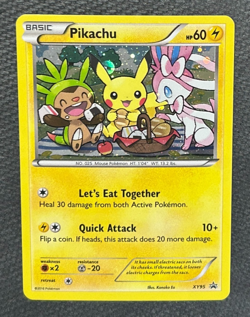 Pokemon Pikachu XY95 Black Star Promo Holo - NM - Image 1