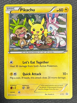 Pokemon Pikachu XY95 Black Star Promo Holo - NM - Image 2