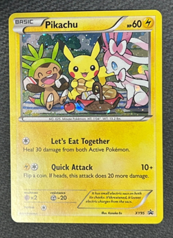 Pokemon Pikachu XY95 Black Star Promo Holo - NM - Image 4