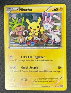 Pokemon Pikachu XY95 Black Star Promo Holo - NM - Image 5