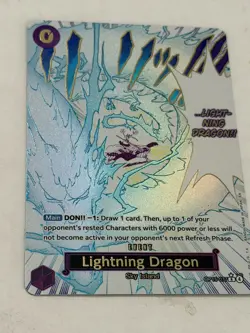 One Piece Lightning Dragon OP15-077 Alt Art Adventure On Kami's Island - Image 1