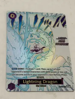 One Piece Lightning Dragon OP15-077 Alt Art Adventure On Kami's Island - Image 3