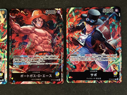 SEALED 3 CARDS Sabo Ace Luffy ST13-001-002-003 Seven Eleven PROMO One Piece - Image 4