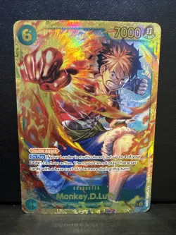 Monkey D Luffy OP13-118 SEC Carrying On His Will One Piece NM - Image 3