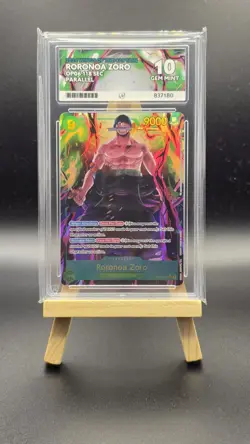 One Piece TCG - Roronoa Zoro OP06-118 SEC Parallel Alt Art - ACE 10 - Image 1