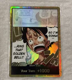 One Piece Gold DON!! OP15 ENGLISH Luffy Golden Bell - Adventure On Kamis Island - Image 1