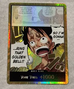 One Piece Gold DON!! OP15 ENGLISH Luffy Golden Bell - Adventure On Kamis Island - Image 2