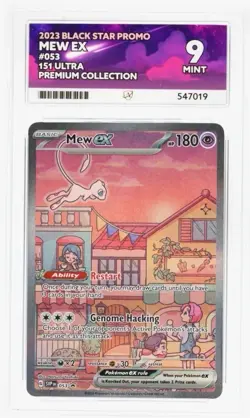 Pokemon Mew EX Black Star Promo TCG Card SVP053 151 Ace 9 - Image 1