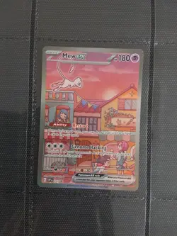 Pokemon Mew EX TCG Black Star Promo SVP053 Penny Sleeve, S&V 151, NM Condition - Image 1