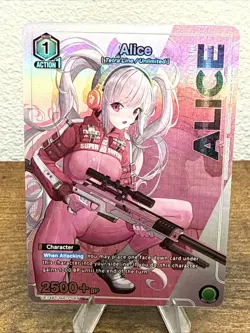 Union Arena Nikke Goddess Of Victory Alice Alternate Art Uncommon NIK-1-069 - Image 1