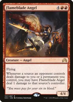Flameblade Angel - Shadows over Innistrad | MTG Card - Image 1