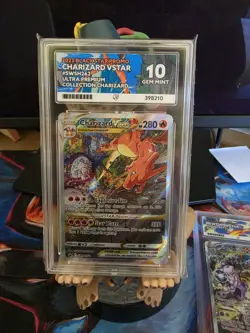 Mewtwo VSTAR GG44 & Charizard VSTAR SWSH262 ACE Graded Pokemon Lot - Image 3