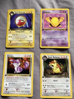 Pokemon Team Rocket 1st Edition Card Bundle Lot – WOTC Era NM - Image 1