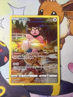 Miltank Crown Zenith: Galarian Gallery Full Art Gg24/Gg70 Holo Rare Pokemon TCG - Image 1