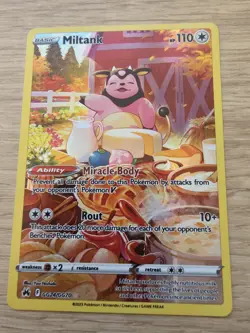 Pokemon Miltank Holo Rare TCG Card Crown Zenith: Galarian Gallery GG24/GG70 - Image 1