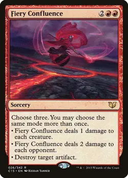 Fiery Confluence - Commander 2015 | MTG Card - Image 1