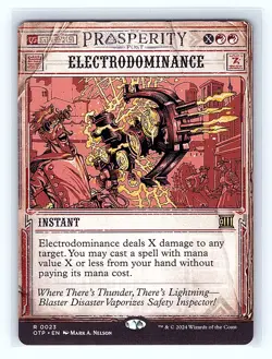 Electrodominance #23 Rare MTG 2024 Outlaws of Thunder Junction: Breaking News - Image 1