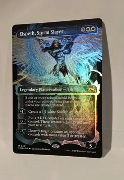 MTG - Elspeth, Storm Slayer FOIL 401 - Tarkir: Dragonstorm - Rare NM/M - Image 2