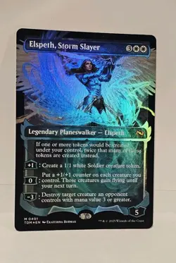 MTG - Elspeth, Storm Slayer FOIL 401 - Tarkir: Dragonstorm - Rare NM/M - Image 3