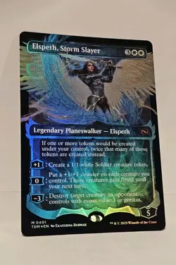 MTG - Elspeth, Storm Slayer FOIL 401 - Tarkir: Dragonstorm - Rare NM/M - Image 4