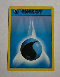 Pokemon TGC - Water Energy 102/102 Base Set Unlimited - Image 1