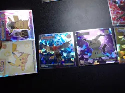 Pokemon Wafer Promo Holo Sticker x9 Pikachu etc #5001 - Image 4