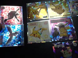 Pokemon Wafer Promo Holo Sticker x9 Pikachu etc #5001 - Image 5