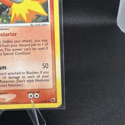 Pokemon TCG Blaziken Ruby and Sapphire 3/109 Holo Rare 100 HP Stage 2 2004 Card - Image 3