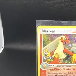Pokemon TCG Blaziken Ruby and Sapphire 3/109 Holo Rare 100 HP Stage 2 2004 Card - Image 4