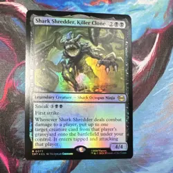Magic: The Gathering TMT Foil 2 Card Lot Shark Shredder Killer Clone - Image 3