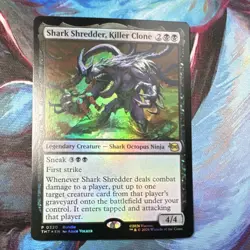 Magic: The Gathering TMT Foil 2 Card Lot Shark Shredder Killer Clone - Image 5